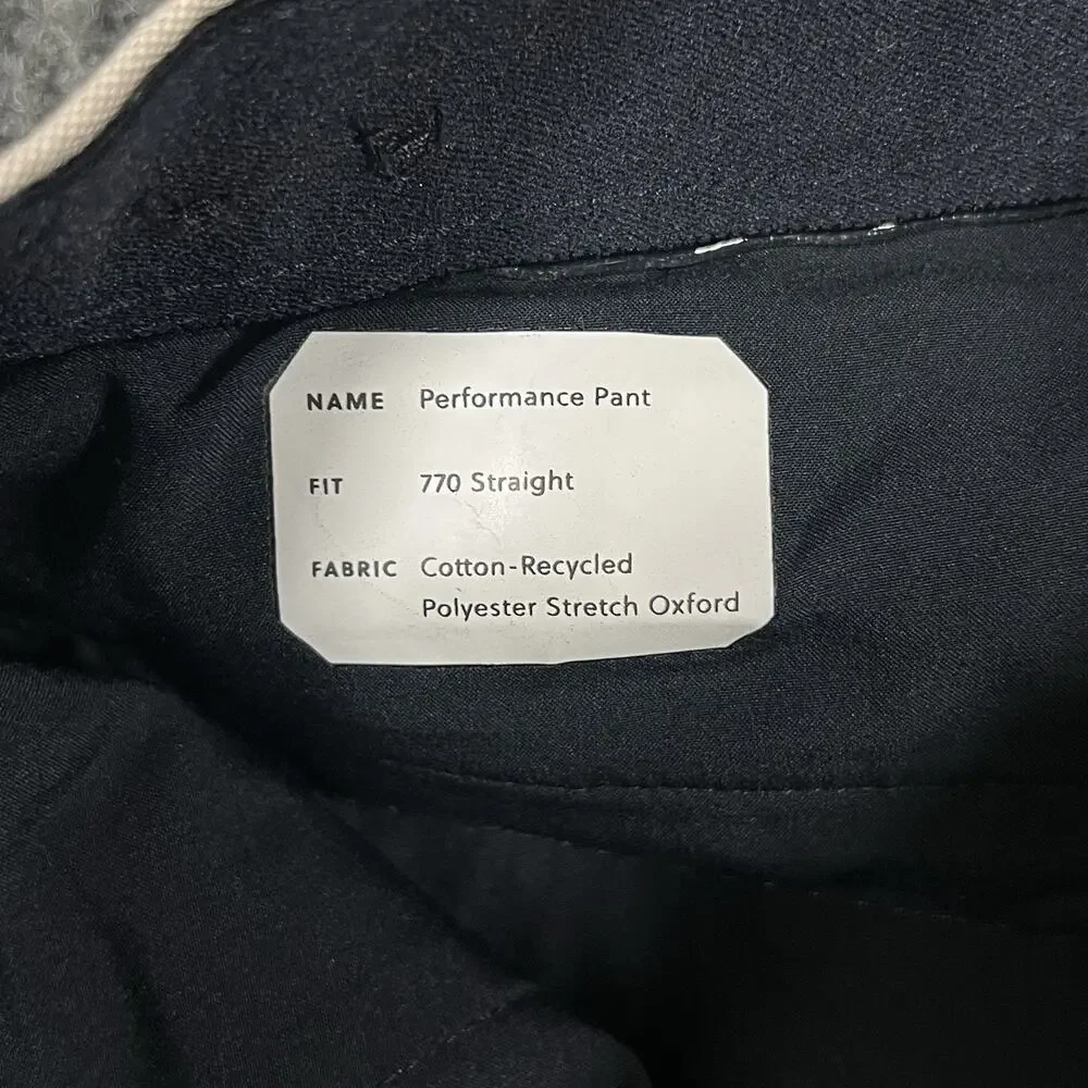 J.Crew Oarsman Tech Pant 770 Mens 32x32 Beige Stretch Performance Zip Pocket